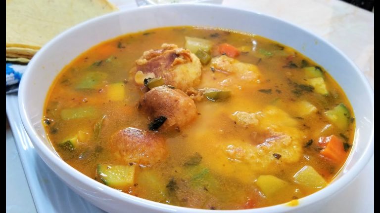 Receta sopa de Capirotadas hodureñas