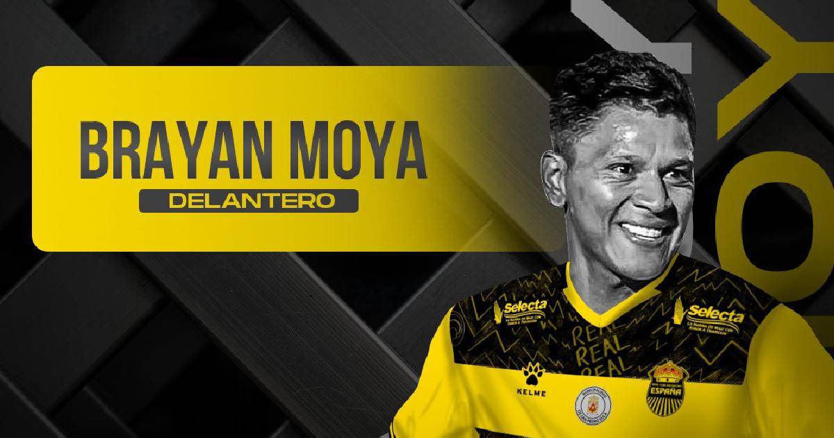 Real España anuncia el fichaje de Brayan Moya para el Clausura 2024