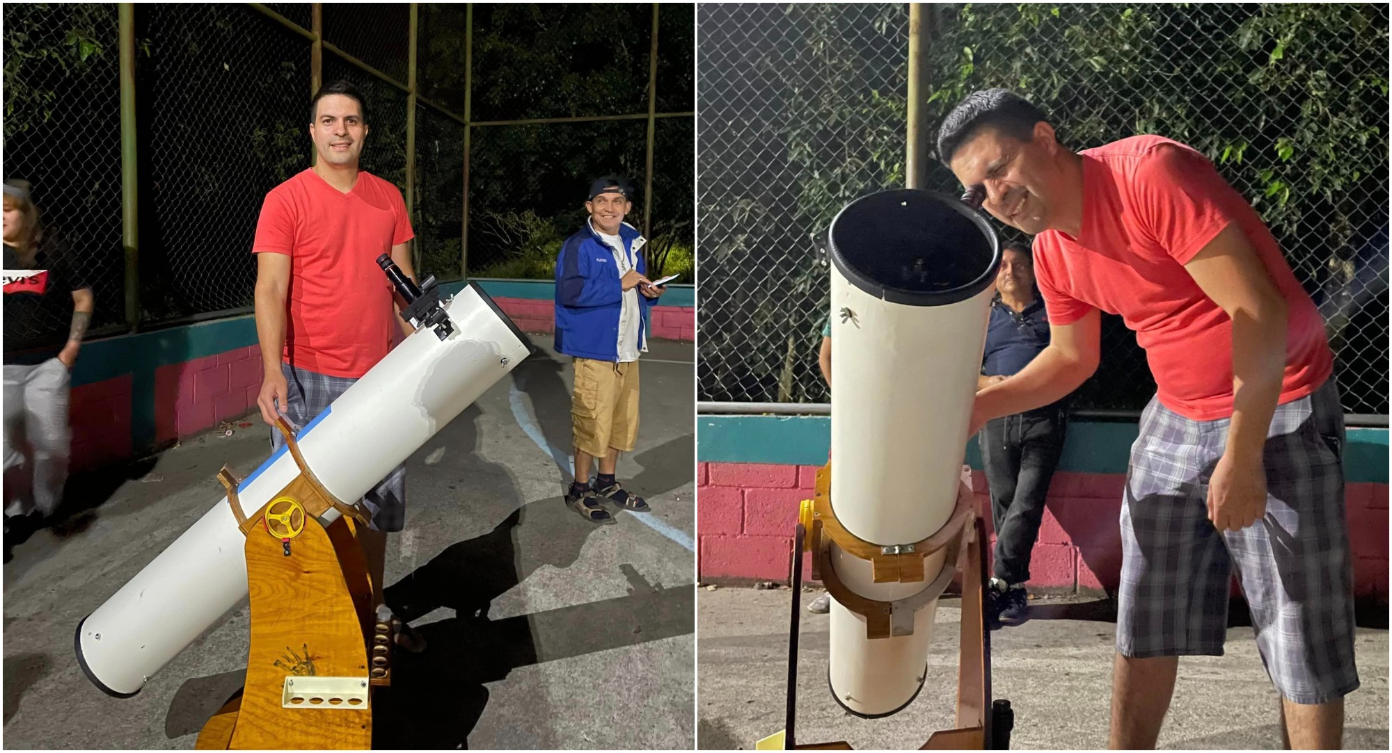 Hondureño, estudiante de la UNAH, construyó su propio telescopio