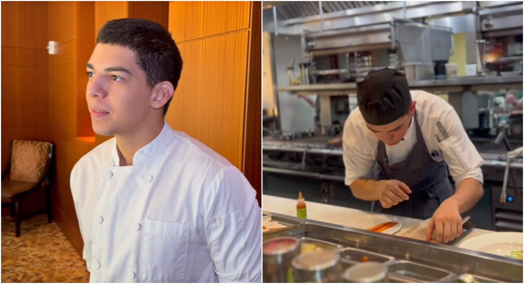 Joven hondureño triunfa como chef en restaurante cinco estrellas en Estados Unidos