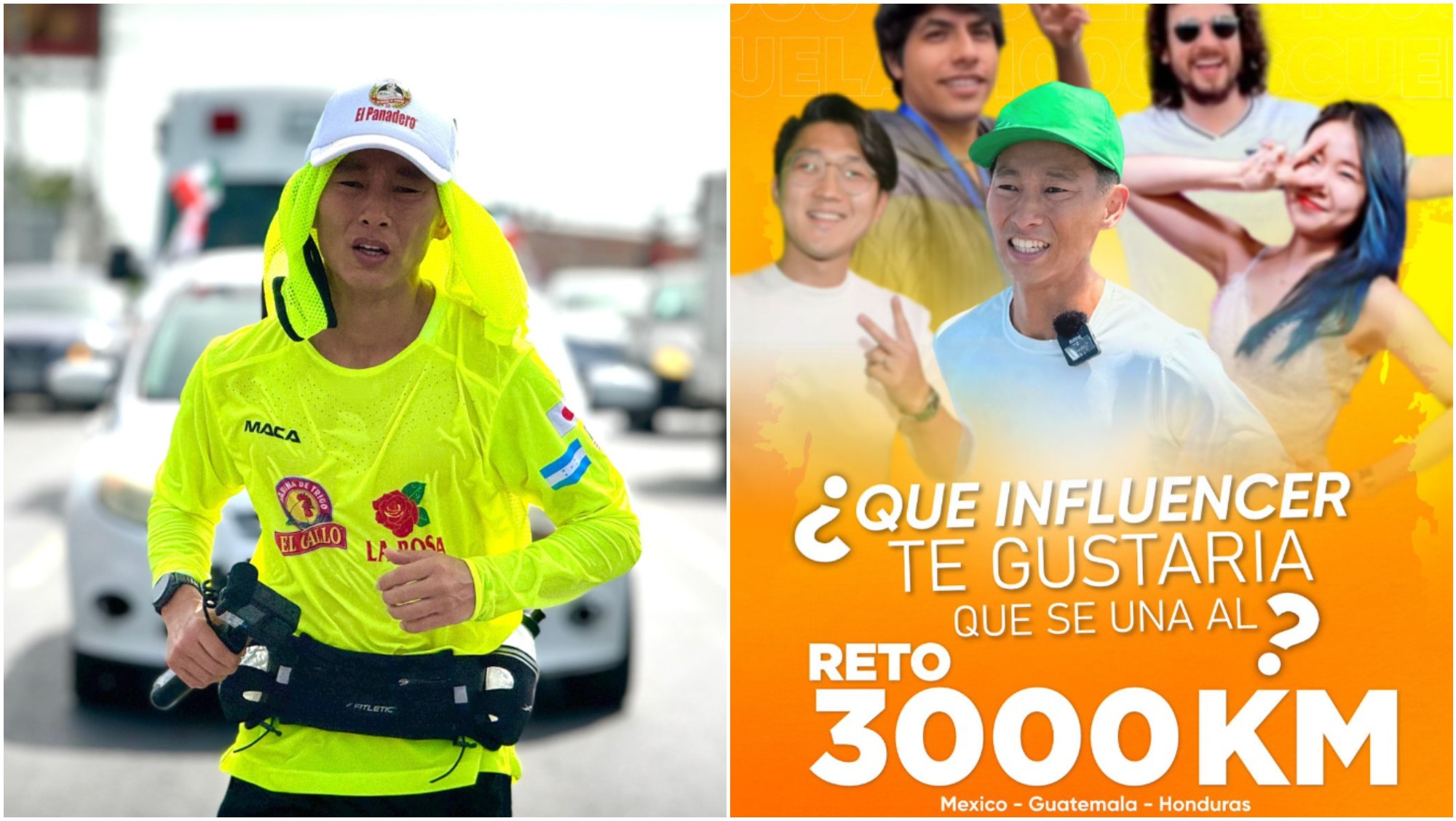 Shin Fujiayam invita a influencers a unirse a su carrera de 3,000 km