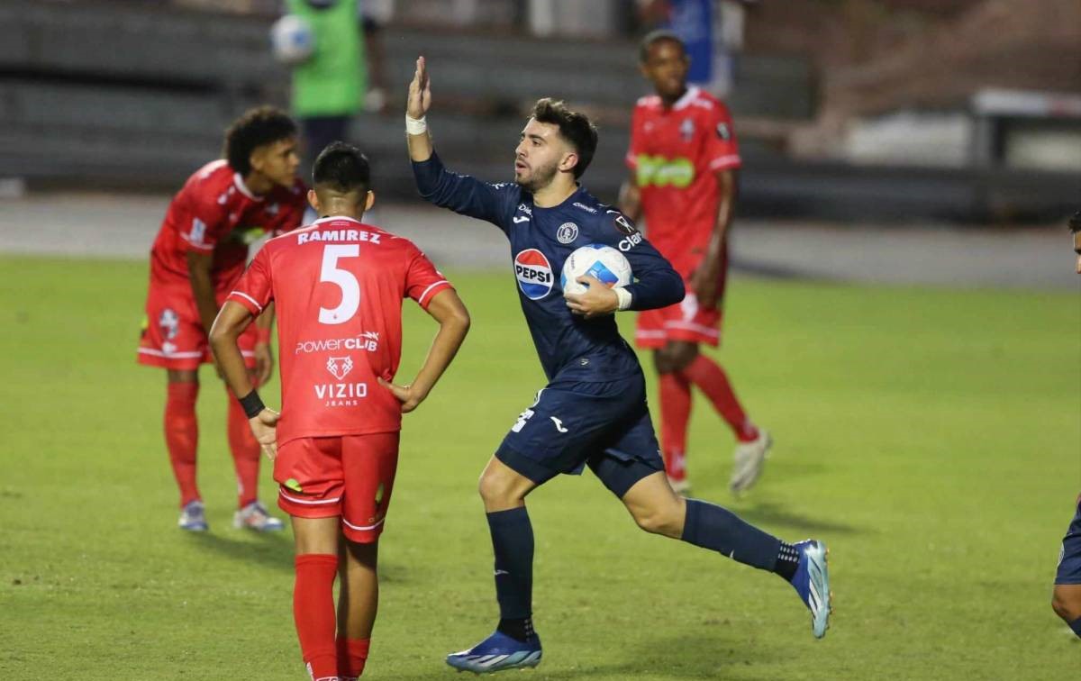 Motagua vence sobre la hora a San Francisco de Panamá en la Copa C.A.