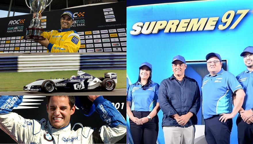 Juan Pablo Montoya en Honduras para el Supreme 97 de Gasolineras Uno