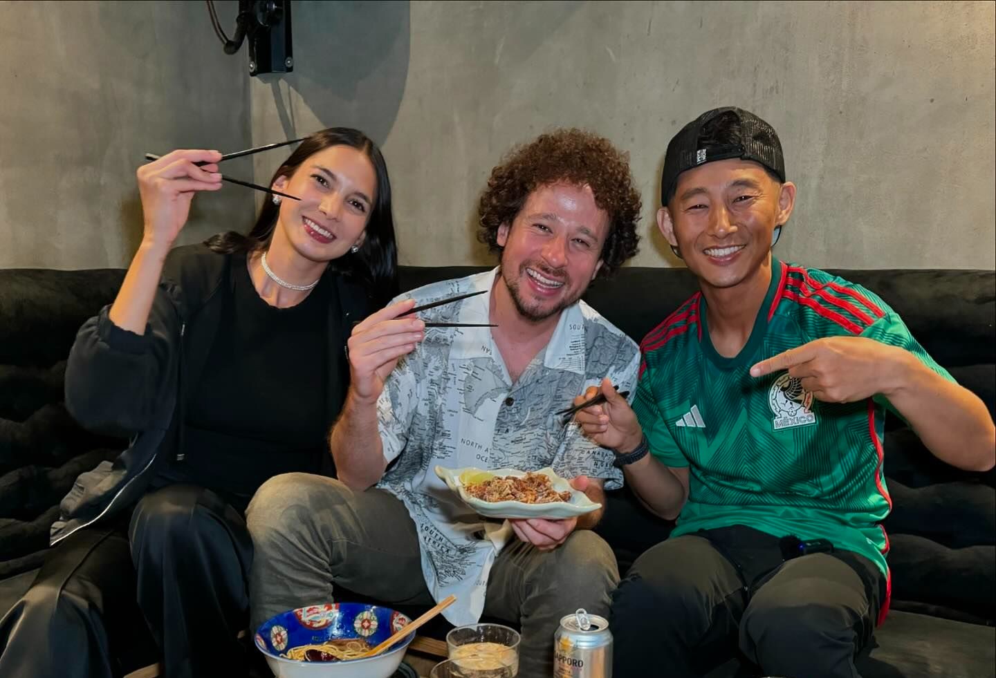 Shin Fujiyama disfrutó de una cena con Luisito Comunica quién apoya su reto