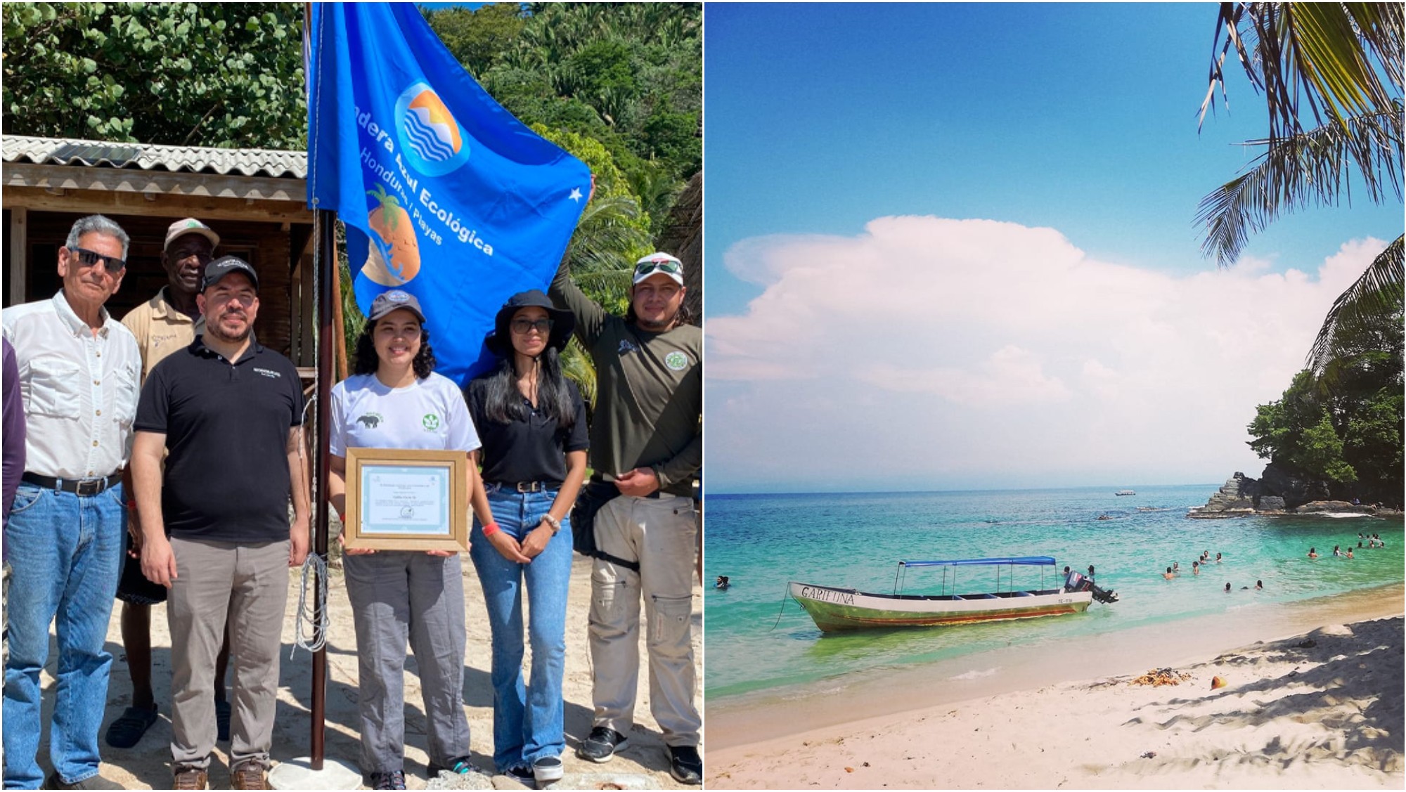 Playa Cocalito gana por cuarta vez la Bandera Azul Ecológica de Honduras