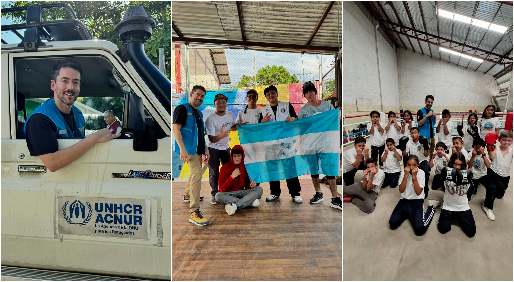 El actor mexicano Luis Gerardo Méndez realiza trabajo de voluntariado en Honduras