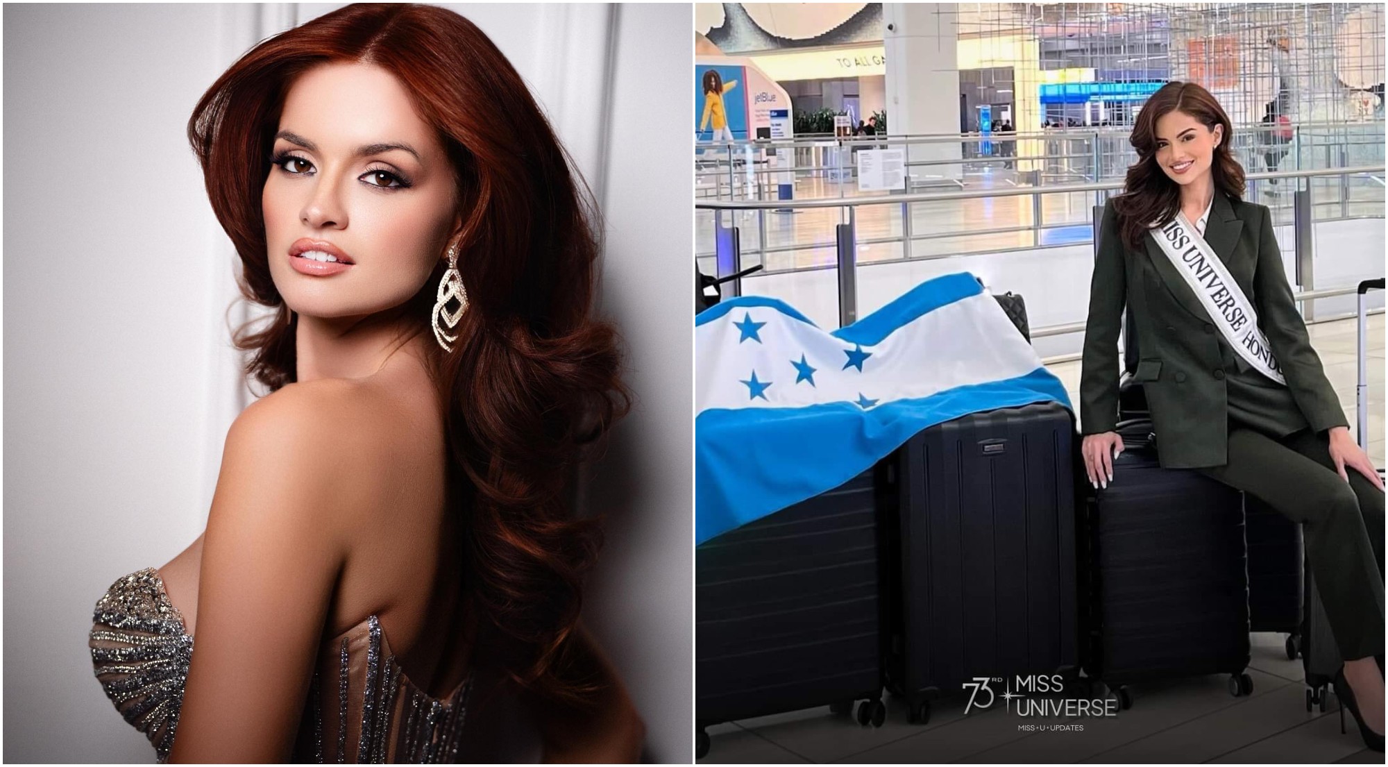 Miss Honduras Stephanie Cam llegó a México para Miss Universo 2024