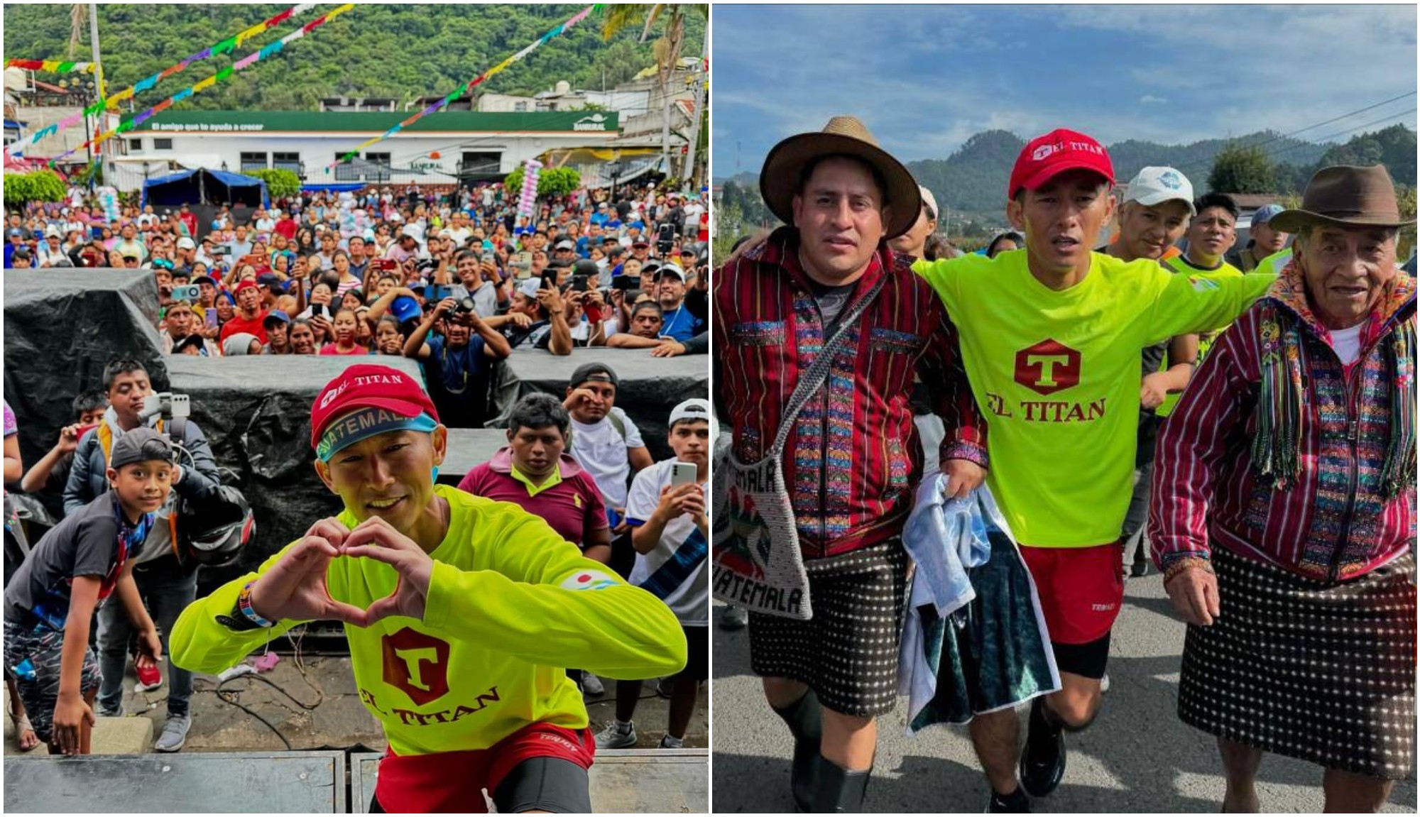 Guatemala recibió con mucha emoción como a un héroe a Shin Fujiyama