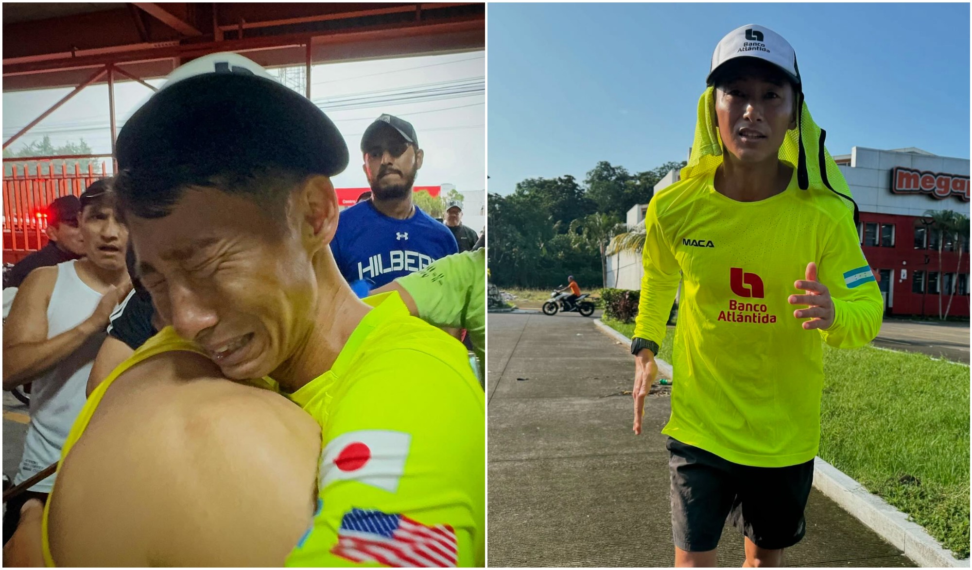 Shin Fujiyama completa su primera maratón en Guatemala en su reto de 3,000 km