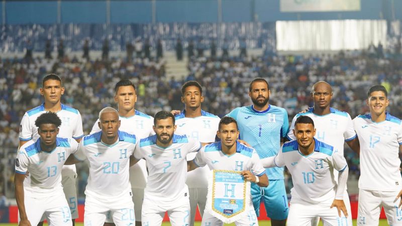 La posible alineación de Honduras para el partido de ida ante México