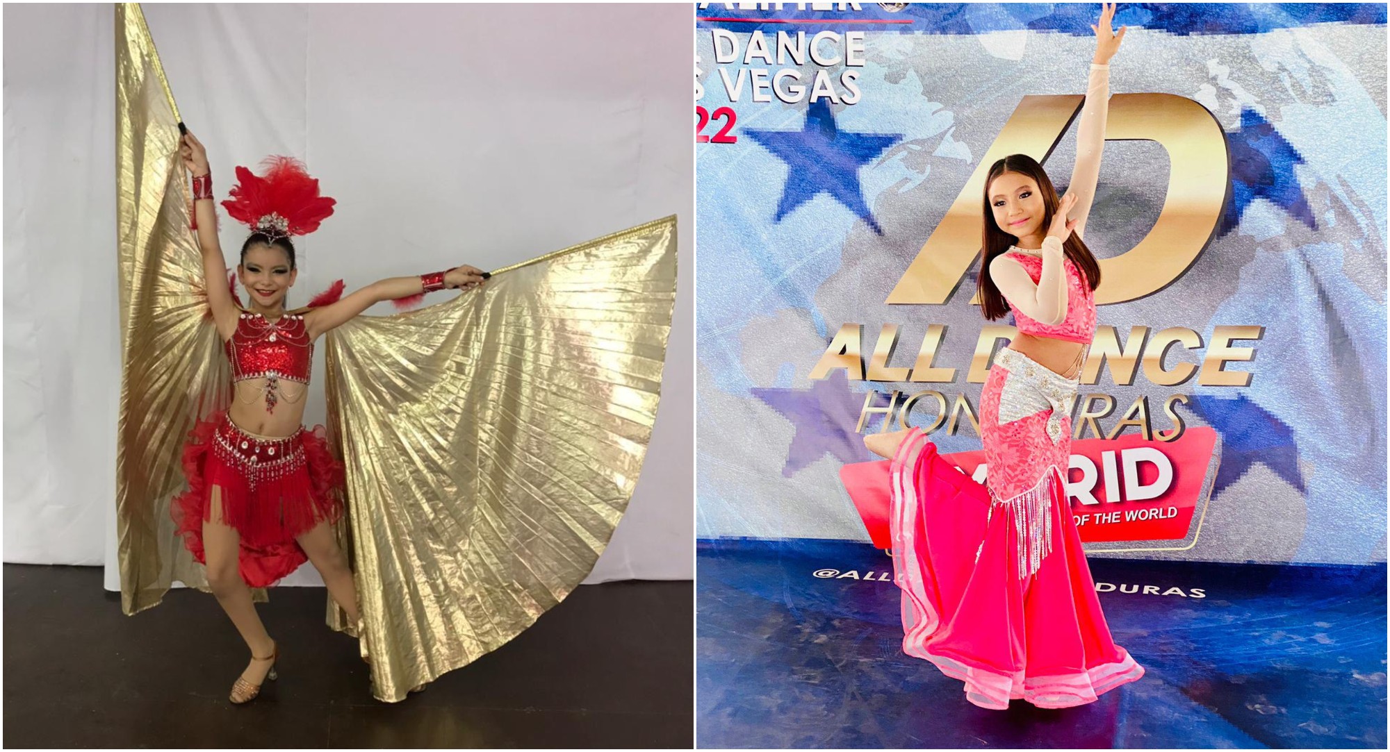 Dos niñas hondureñas participarán en All Dance World en EE.UU.