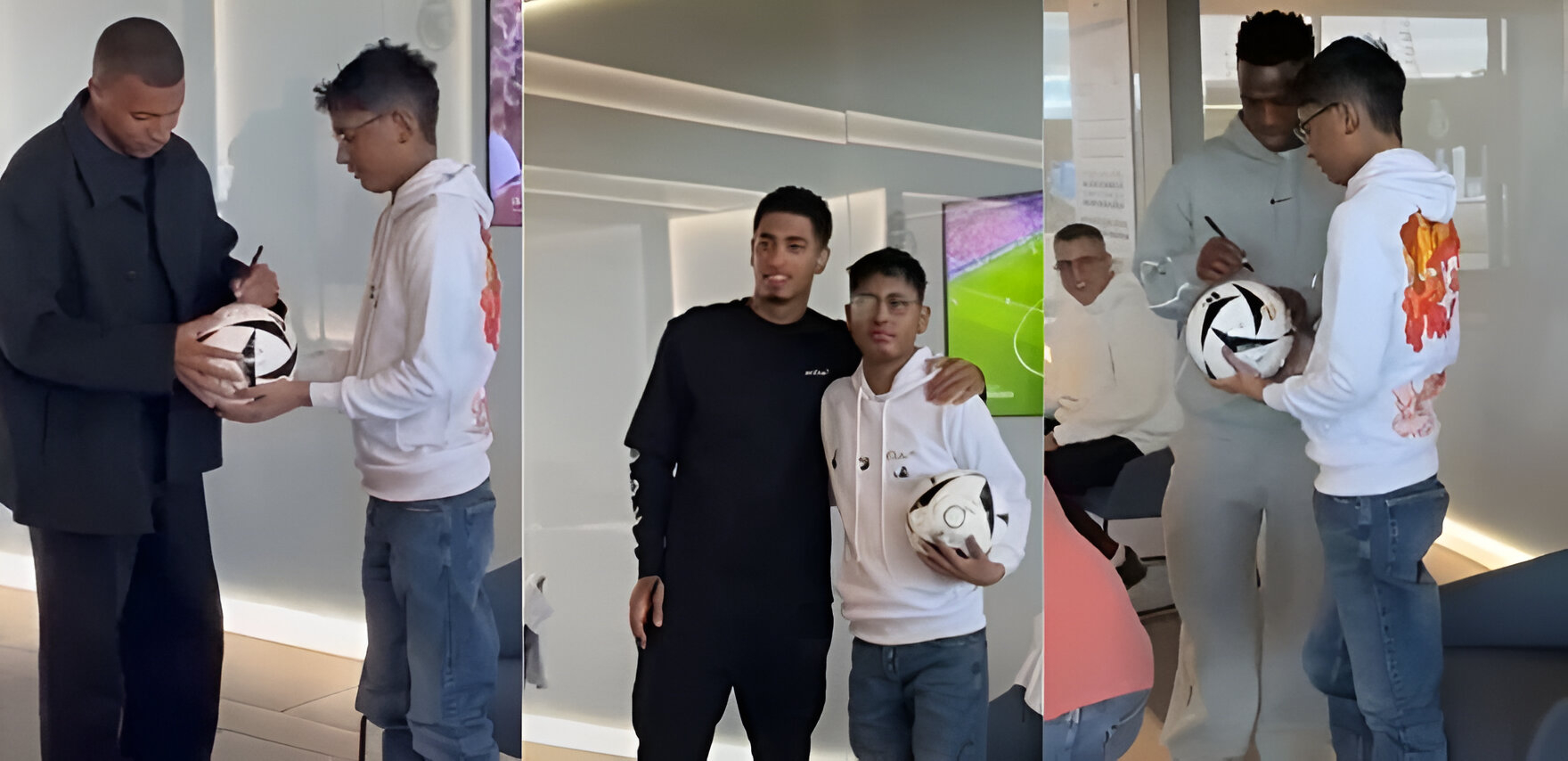 Figuras del Real Madrid realizan enorme gesto con joven hondureño