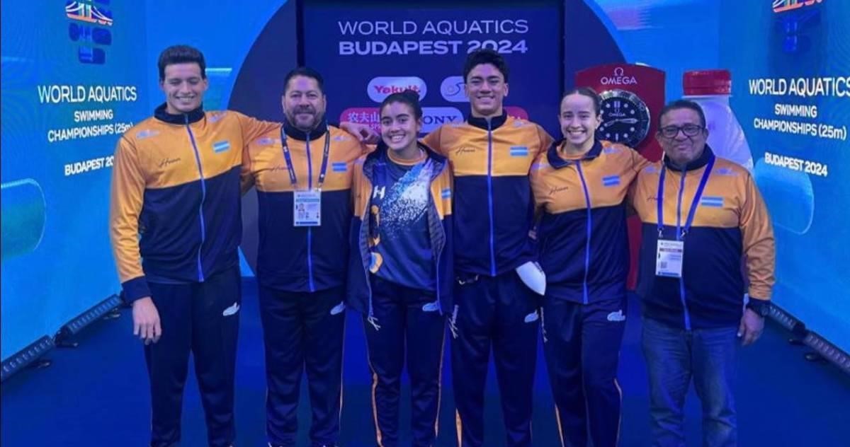 Hondureños rompen récords en el Mundial de Piscina Corta en Budapest