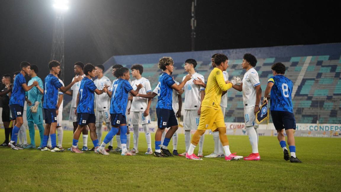 Sub-17 de Honduras se impone a El Salvador en el Morazán