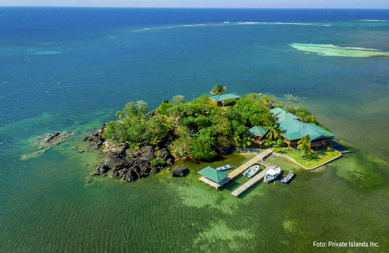 Black Rock Cay, la hermosa isla privada en Guanaja