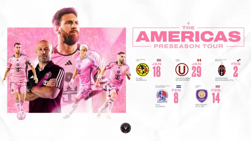 Inter Miami destaca amistoso ante Olimpia en la «Gira por las Américas»